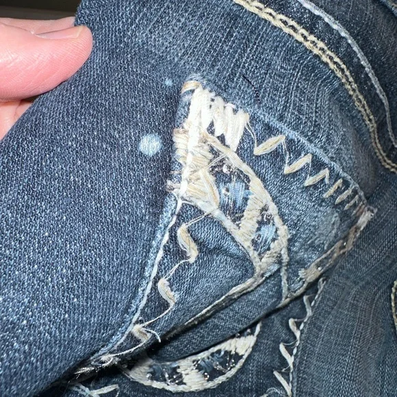 Big Star Blue Liv Boot Cut Jeans SZ 31XL - Picture 6 of 13